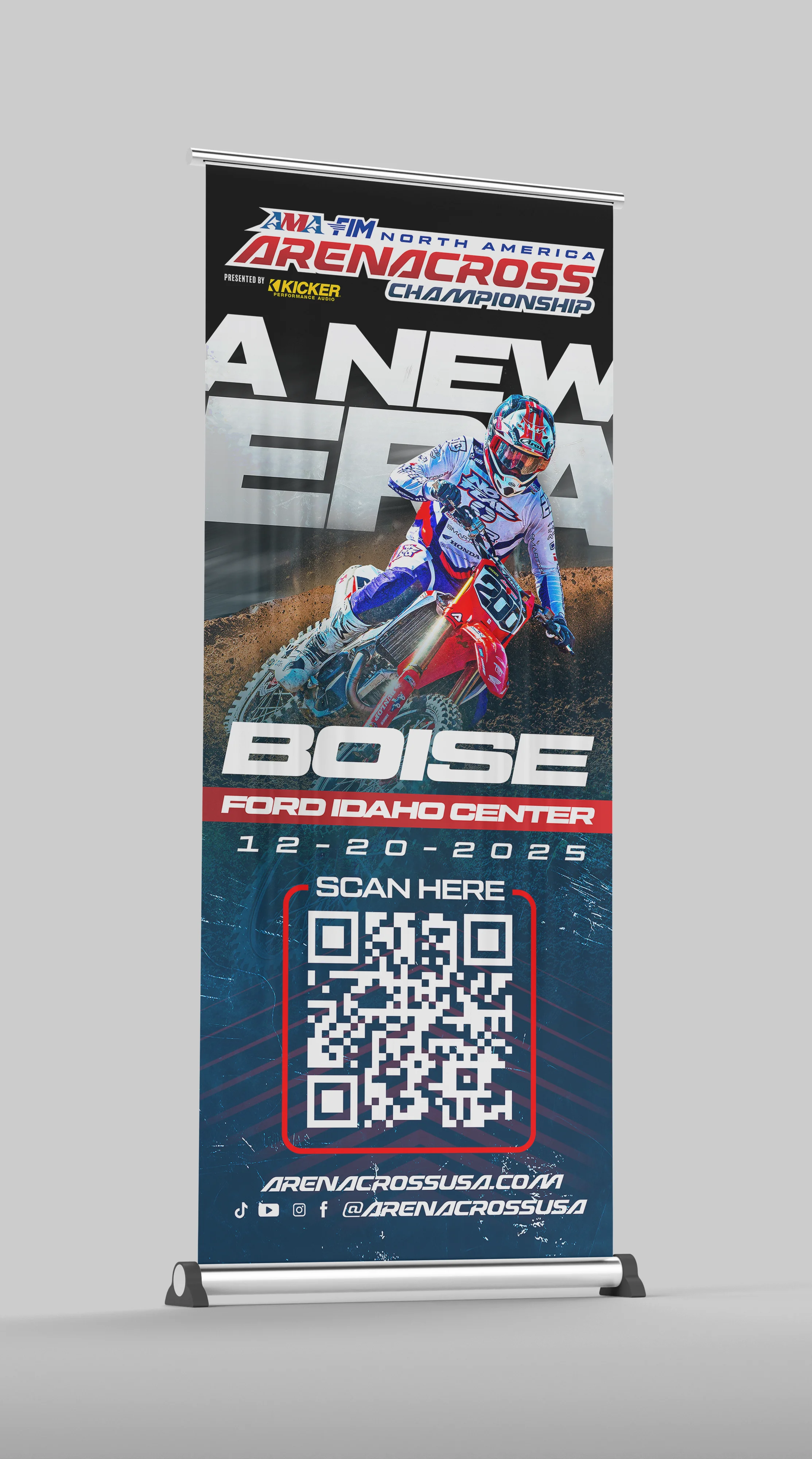 Rollup banner Boise mockup